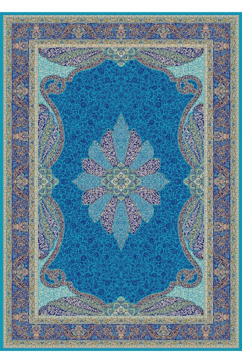 Иранский ковер Mishribi av 40014 Голубой